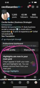 Storie in Evidenza Instagram Ora nel Feed