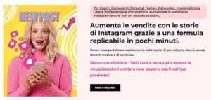 accedi a instagram story power